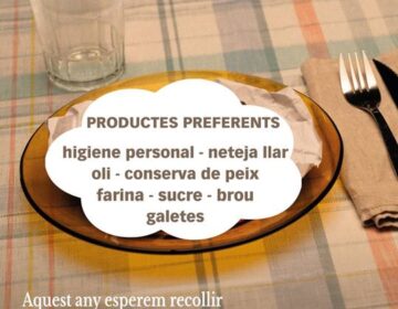 Tàrrega es mobilitza amb el Gran Recapte d’Aliments els dies 22 i 23 de novembre